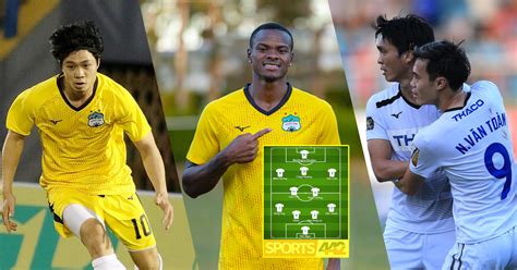 Ở giai đoạn i, các đội đá vòng tròn một lượt tính điểm. V.League 2021: Siêu đội hình HAGL dưới thời HLV Kiatisak ...
