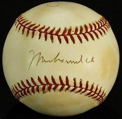 Ali Muhammad Clay Cassius Signed Baseball Inscribed