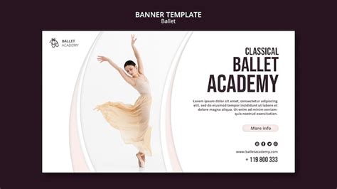Free Psd Ballet Concept Banner Template
