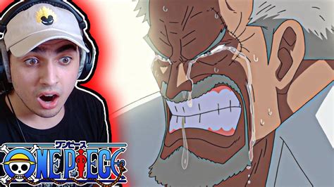 Garp Crying Hurts Luffy Meets Whitebeard One Piece Reaction Episode