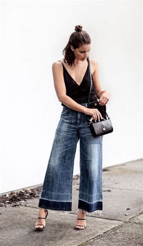 Spotlight On Wide Leg Pants Denim Street Style Denim Fashion Cool