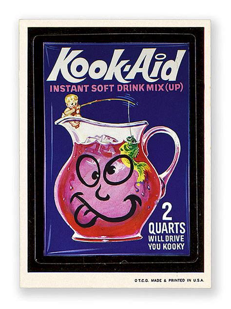 Real Product For Wacky Packages Kook Aid
