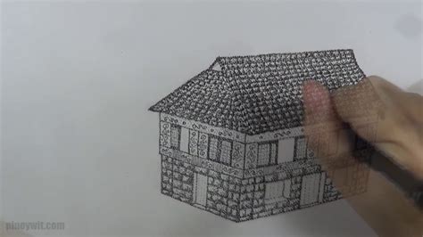 Old Filipino House Drawing In Ink Bahay Na Bato Youtube
