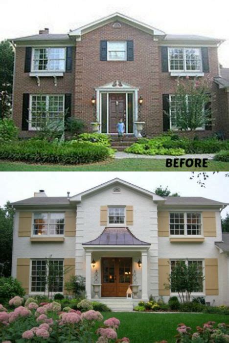 Amazing Before And After House Renovations Houserenovation Colonial