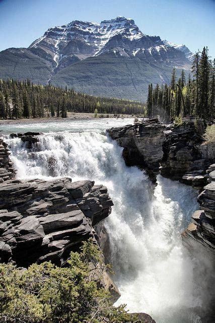 Athabasca Falls ~ Jasper National Park Canada Places Destinations