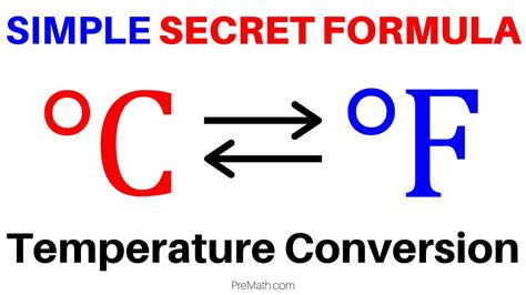 Celsius And Fahrenheit Conversion Secret Formula Quick And Simple Method