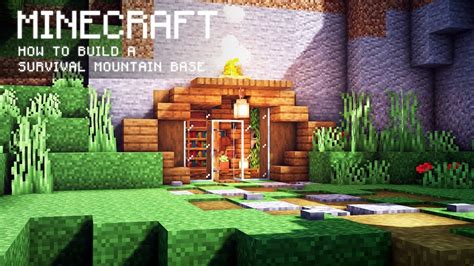 Minecraft How To Build A Survival Mountain Base In 2020 Minecraft