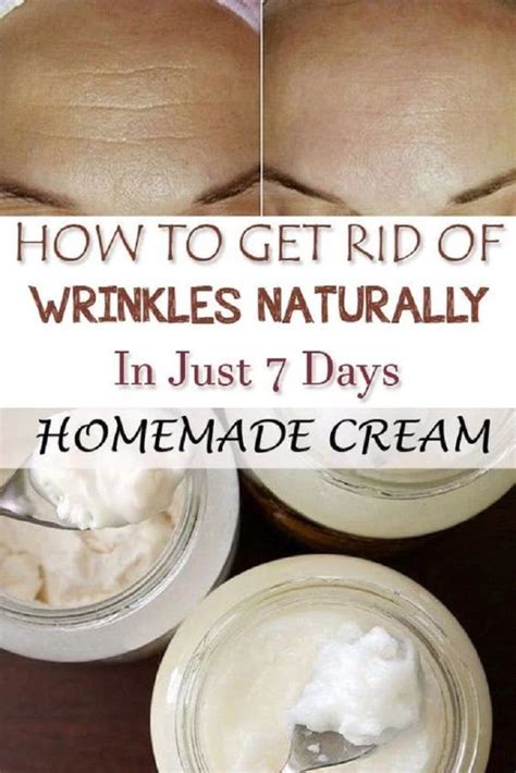 Homemade Face Cream That Reduces Wrinkles Naturally In Just 7 Days Anti Aging Homemade