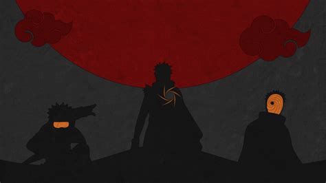 Wallpaper Illustration Silhouette Naruto Shippuuden Uchiha Obito