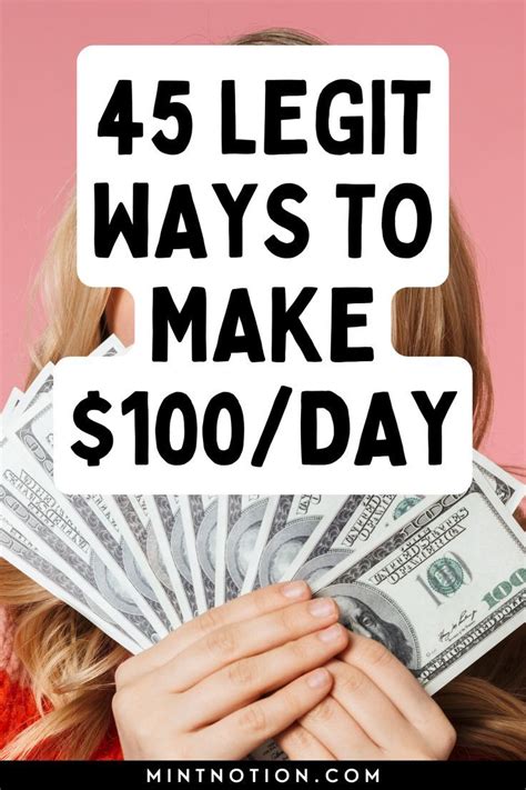 45 creative ways to make 100 a day earn money online fast money online free online jobs from