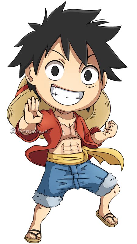 One Piece Luffy 2013 Chibi By Kanokawa On Deviantart