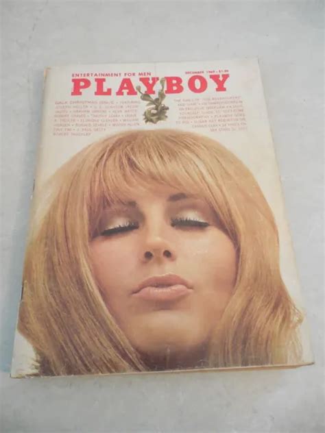 Playboy Magazine December Girls Of Hair Pictorial Joe Namath