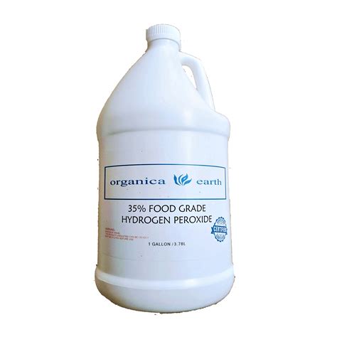 1 Gallon Of 35 Food Grade Hydrogen Peroxide Organica Earth