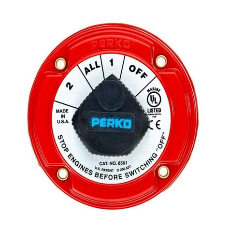 11501 Battery Selector Switch Permits Selection Between Batteries For