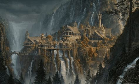 Minas Ithil Art From Middle Earth Shadow Of War Fantasy City