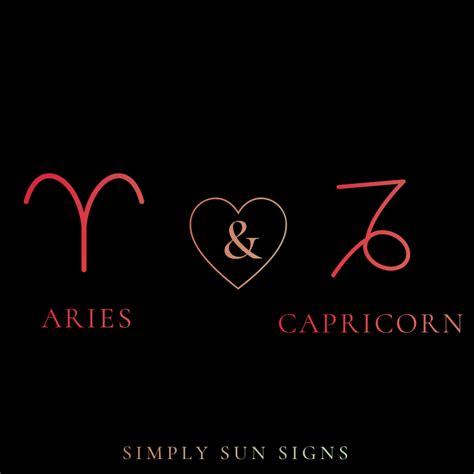 Aries Woman Capricorn Man Simply Sun Signs