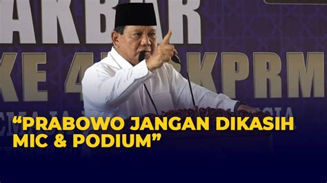 Full Sambutan Lengkap Prabowo Subianto Di Puncak Milad Ke 45 Bkprmi