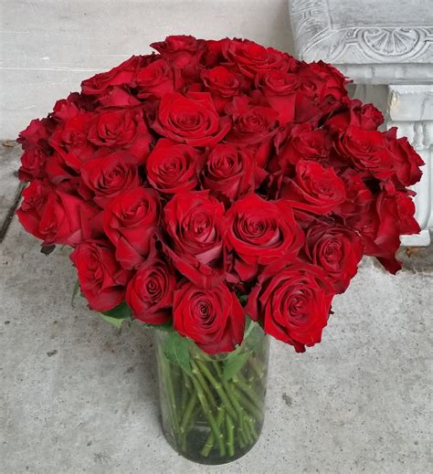 4 Doz Red Roses By Mille Fleurs