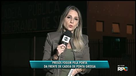 Presos fogem pelo portão da frente de cadeia em Ponta Grossa diz