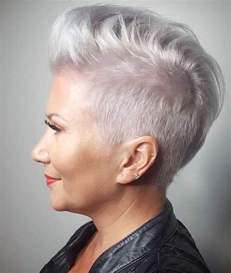 Keep your beard neat and trimmed, and you are all done! 25 Grey Short Hairstyles for Women
