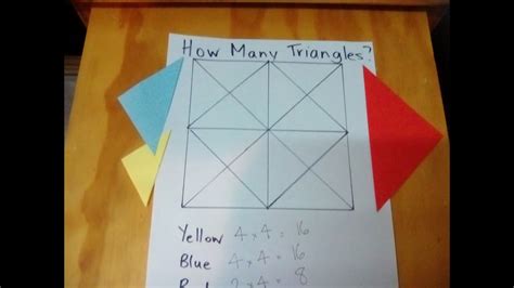 How To Solve The How Many Triangles Puzzle Step By Step