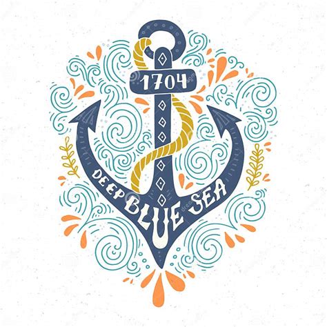 Nautical Lettering Stock Vector Illustration Of Life 60210173