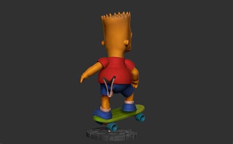 The Simpsons Barts 3d Model 3d Printable Cgtrader