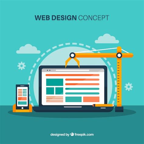 Free Vector Web Design Concept