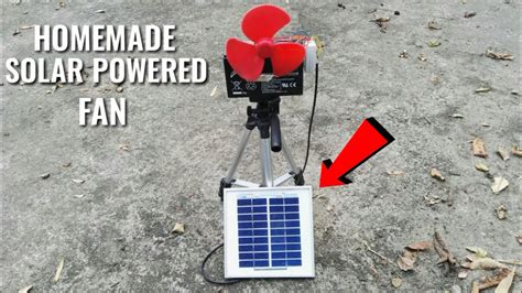 Homemade Solar Powered Fan Innovative Ideas Youtube