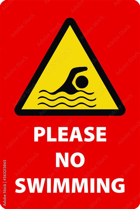 No Swimming Allowed Do Not Swim Banned Prohibited Wallsheaven Naleen