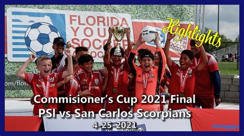 2021 Commissioners Cup Final Champioship Psl Vs San Carlos Highlights