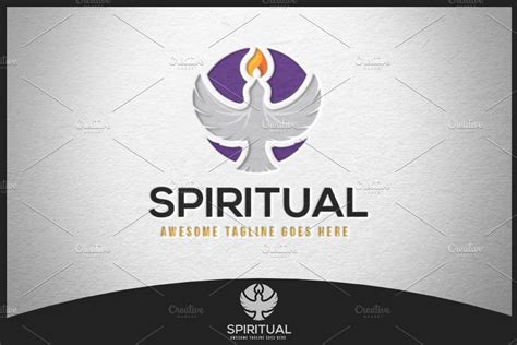 Spiritual Logo Creative Logo Templates ~ Creative Market