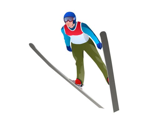 Ski Jumping Clip Art Cliparts