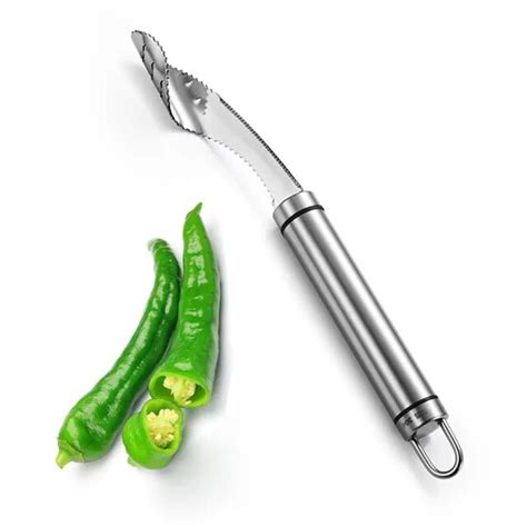 Stainless Steel Chili Pepper Corer Jalapeno Corer Pepper Corer Kitchen Cooking Toolscorers