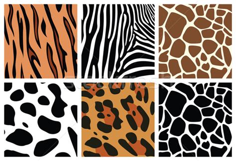 animal skin textures vector illustration © freesoulproduction (#1172876