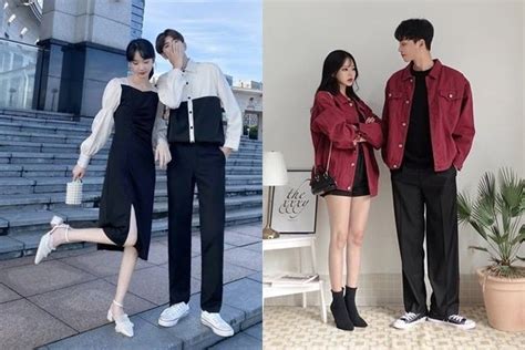 22 Inspirasi Korean Fashion Couple Stylish Dan Trendi Abis