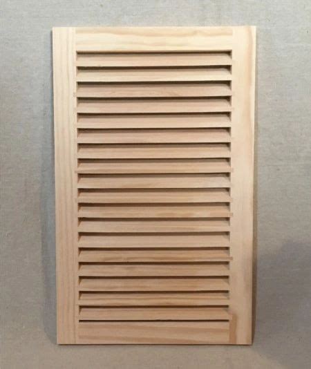 12x20 Wood Return Air Grille Panel Only