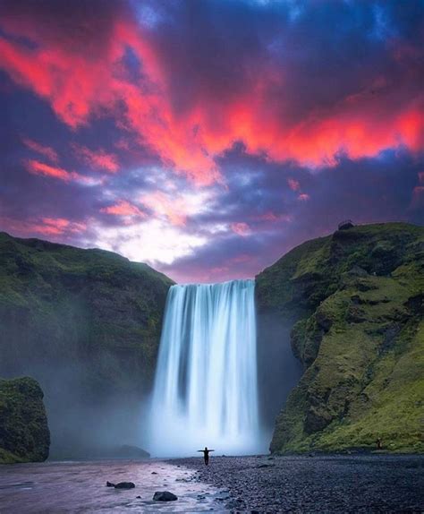 Catch The Sunset Over A Waterfall Using Long Exposure For
