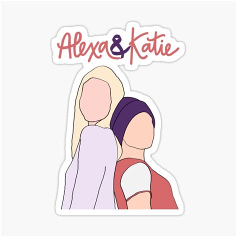 Alexa And Katie Sticker For Sale By Salmas Stickers Redbubble