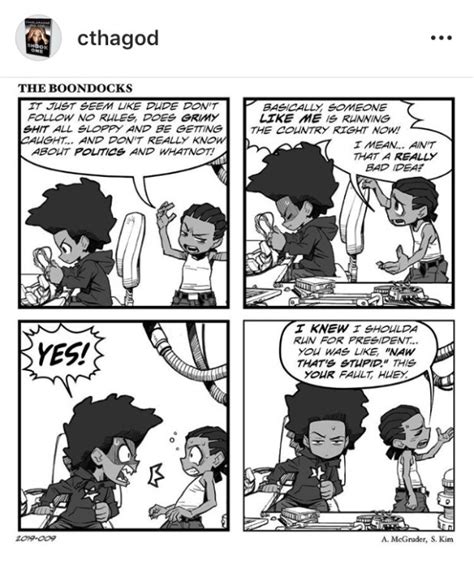 Aaron Mcgruder Creates New ‘boondocks Comic Strips For Black History Month