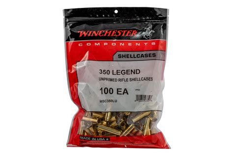Winchester Unprimed Rifle Shellcases 350 Legend 100bag For Sale
