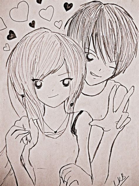 10 Easy Drawing Anime Couple Live Streaming Onlinemy