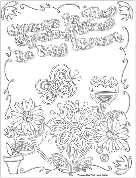 Thanks for reading my blog post and be sure to visit allen and denae at your holy family. Jesus Is The Springtime In My Heart - Coloring Sheet ...