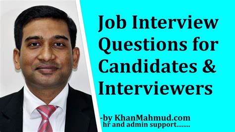 You may not be able to pick up the phone. Job Interview Questions for Candidates & Interviewers ...