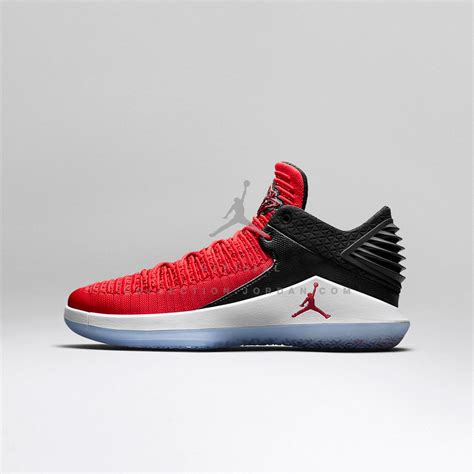 Air Jordan Xxxii Og University Red Black Metallic Silver Air Jordans Black Metallic