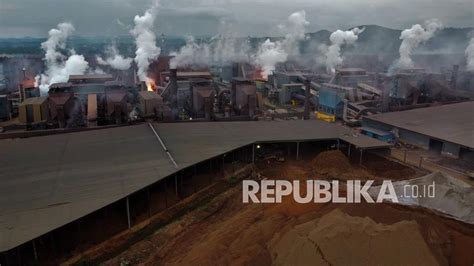 Penampakan Pabrik Smelter Bijih Nikel Milik Perusahaan China Di Konawe