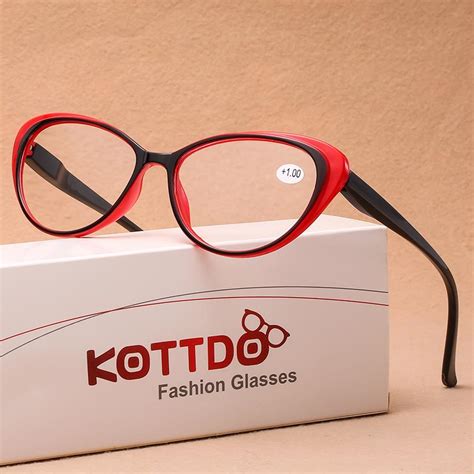 Купить Женские модные очки кошачий глаз очки для чтения очки для пресбиопии joom