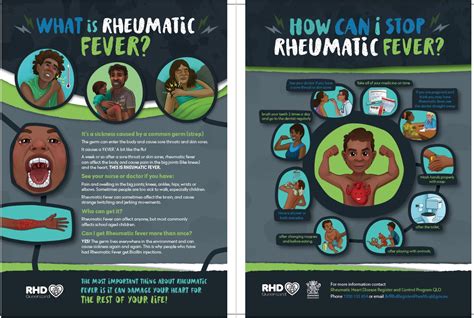 What Is Rheumatic Fever Multi Cultural A3 Poster Rheumatic Heart