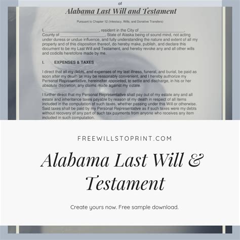 Though it may seem complicated to put together a last will and testament and estate plan, it is imperative to do so. Last Will And Testament - FreeWillsToPrint.com | Will and testament, Last will and testament, Form