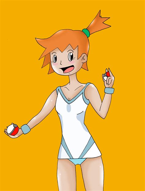 Pokemon Kasumi In Swimsuit Version One By Wirecrossing On DeviantArt
